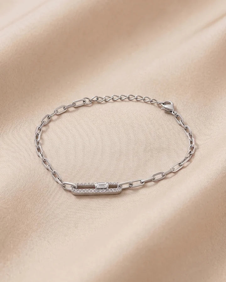 RectaLink Bracelet in 92.5 Silver