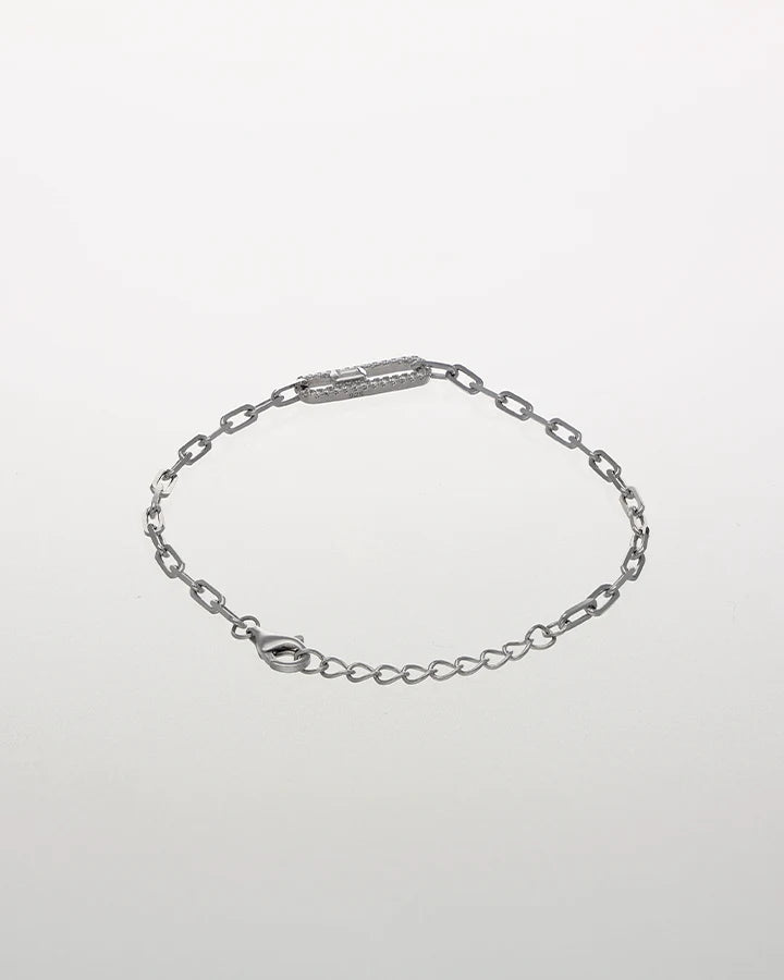 RectaLink Bracelet in 92.5 Silver