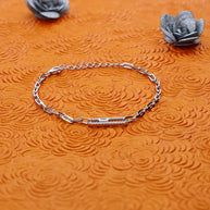 RectaLink Bracelet in 92.5 Silver