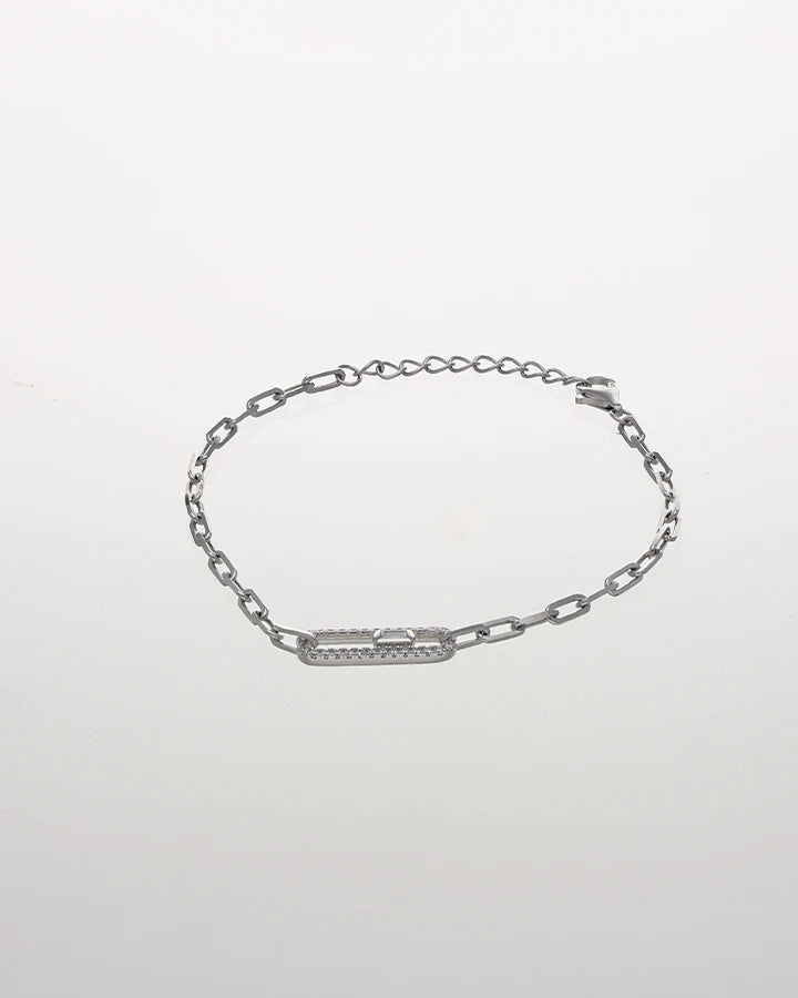 RectaLink Bracelet in 92.5 Silver