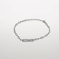 RectaLink Bracelet in 92.5 Silver
