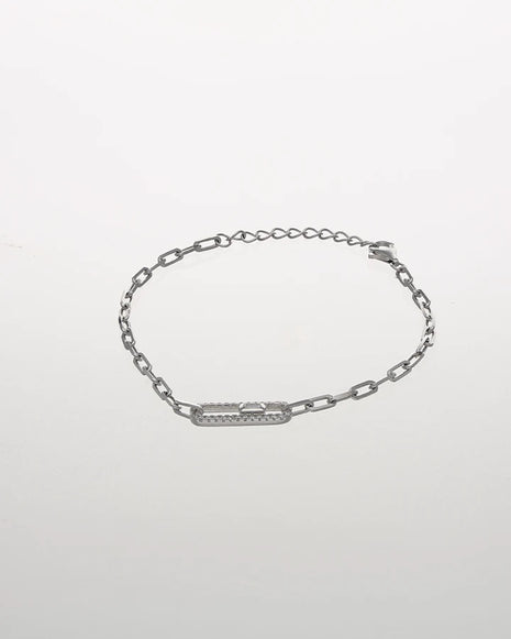 RectaLink Bracelet in 92.5 Silver
