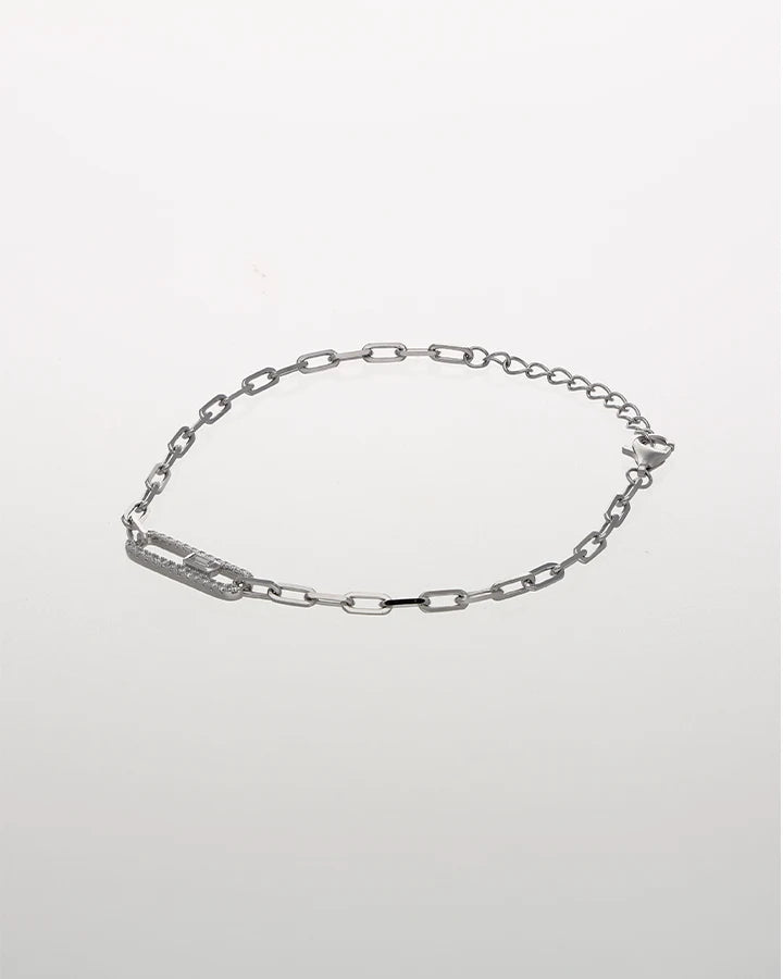 RectaLink Bracelet in 92.5 Silver