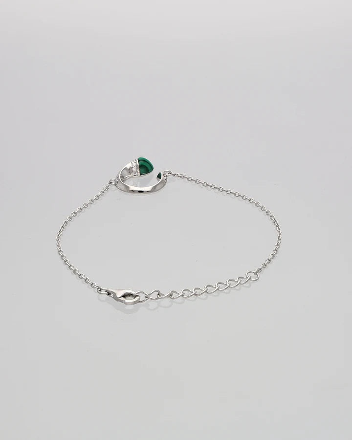 Crescent Bracelet in 92.5 Silver