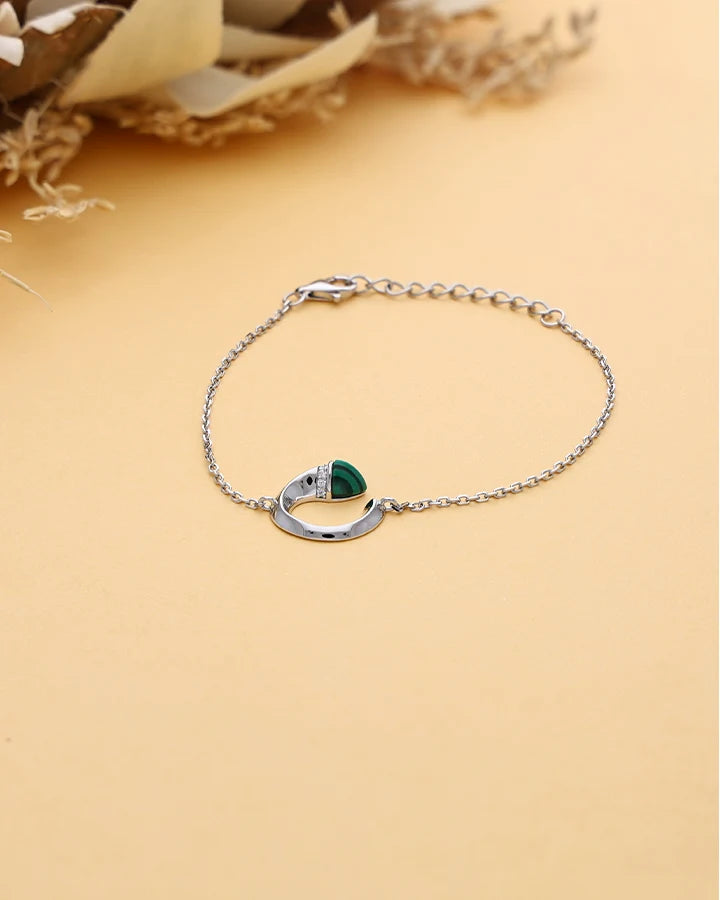 Crescent Bracelet in 92.5 Silver