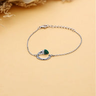 Crescent Bracelet in 92.5 Silver