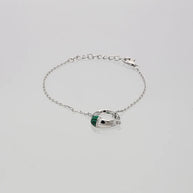 Crescent Bracelet in 92.5 Silver