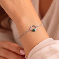 Crescent Bracelet in 92.5 Silver