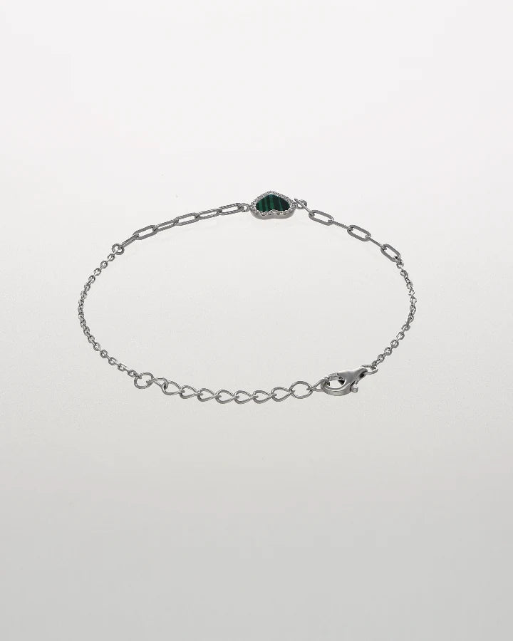 Heartbloom Bracelet in 92.5 Silver