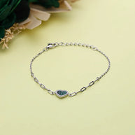 Heartbloom Bracelet in 92.5 Silver