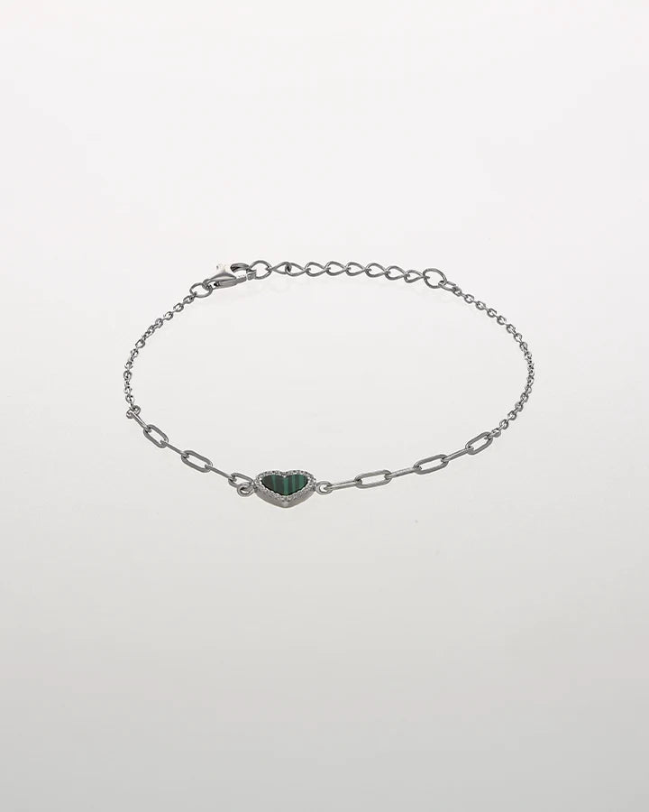 Heartbloom Bracelet in 92.5 Silver