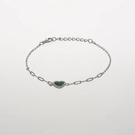 Heartbloom Bracelet in 92.5 Silver