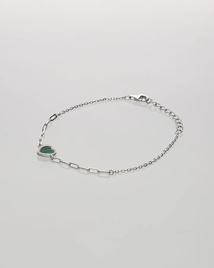 Heartbloom Bracelet in 92.5 Silver