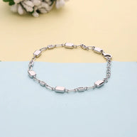 RectaStone Bracelet in 92.5 Silver