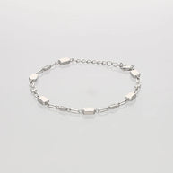 RectaStone Bracelet in 92.5 Silver