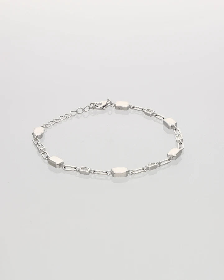 RectaStone Bracelet in 92.5 Silver