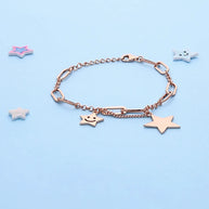 Star Bracelet in 92.5 Silver