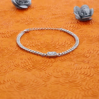 Link Bracelet in 92.5 Silver