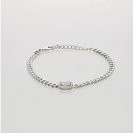Link Bracelet in 92.5 Silver