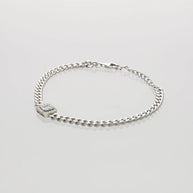 Link Bracelet in 92.5 Silver