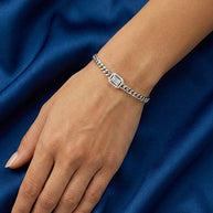 Link Bracelet in 92.5 Silver