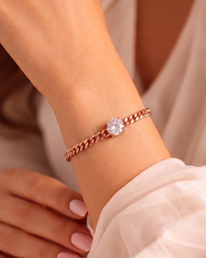 Stone Bracelet in 92.5 Silver