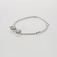Twin Frost  Bracelet in 92.5 Silver