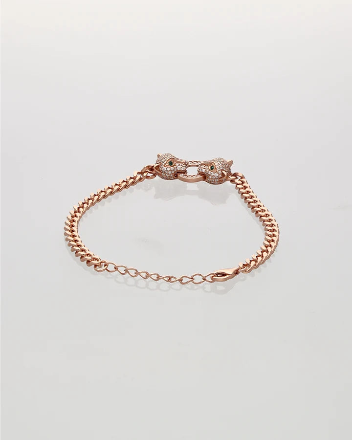 Twin Fang Bracelet in 92.5 Silver