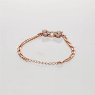 Twin Fang Bracelet in 92.5 Silver