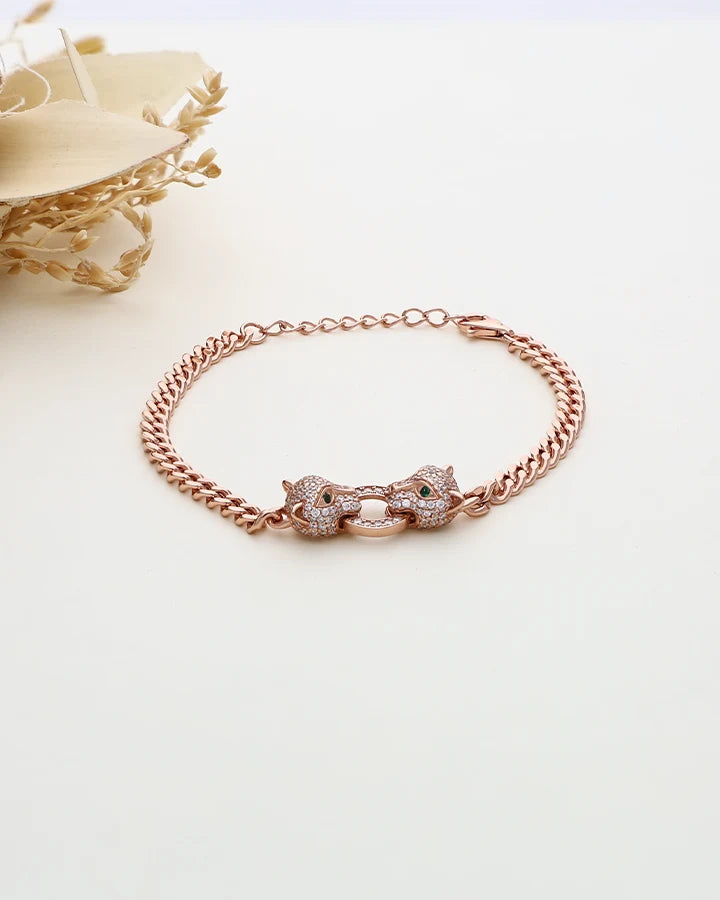 Twin Fang Bracelet in 92.5 Silver