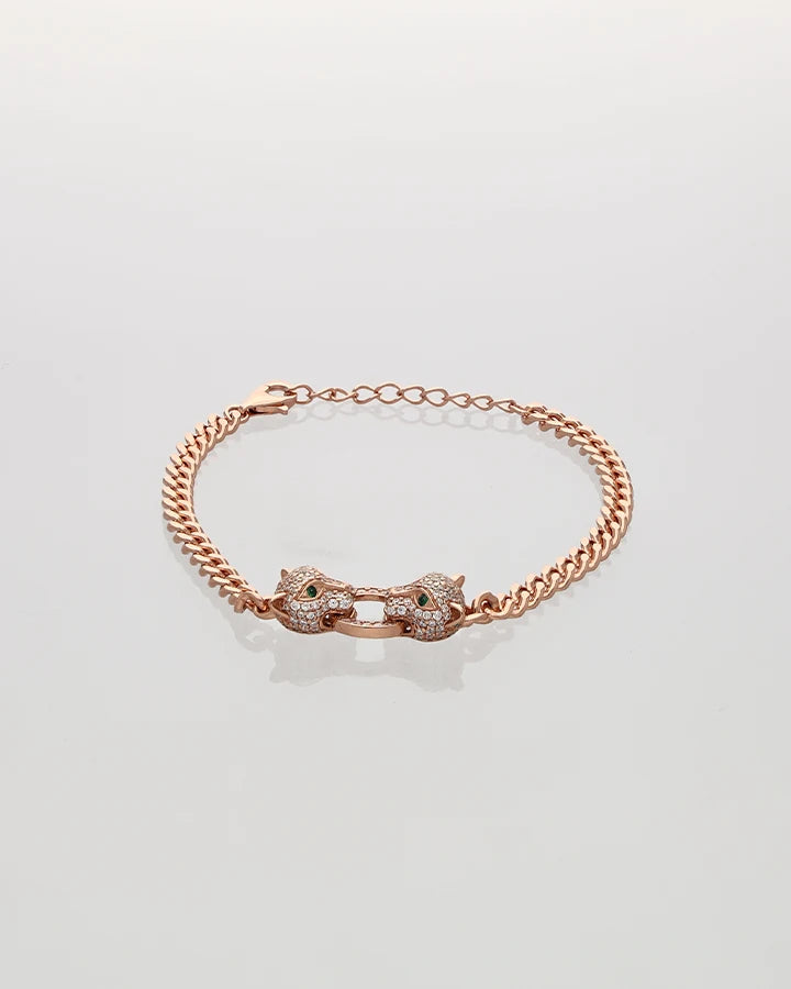 Twin Fang Bracelet in 92.5 Silver