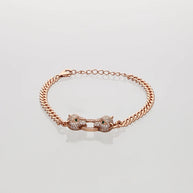 Twin Fang Bracelet in 92.5 Silver