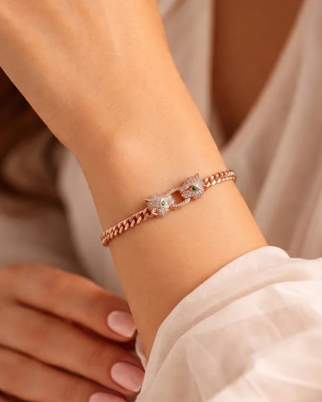 Twin Fang Bracelet in 92.5 Silver