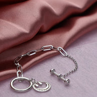 Smiley Bracelet in 92.5 Silver