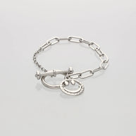 Smiley Bracelet in 92.5 Silver