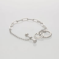 Smiley Bracelet in 92.5 Silver