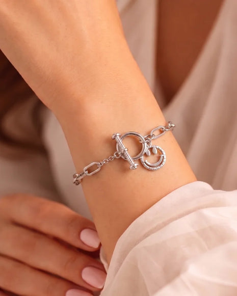 Smiley Bracelet in 92.5 Silver