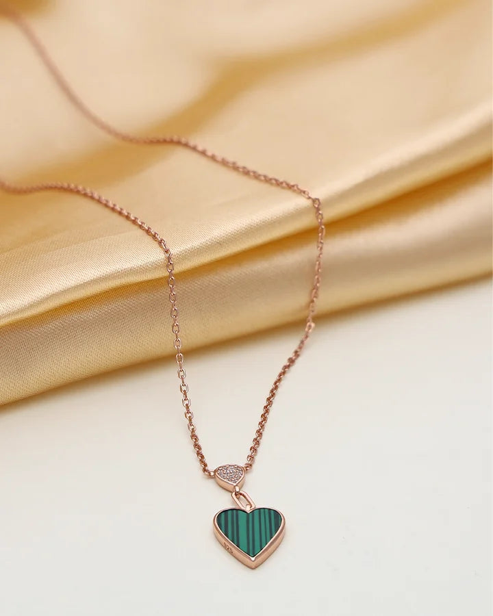 Heart Chain in 92.5 Silver