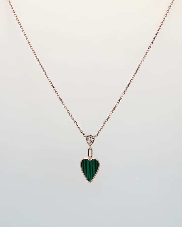 Heart Chain in 92.5 Silver
