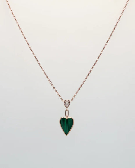 Heart Chain in 92.5 Silver