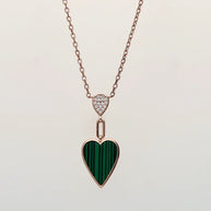 Heart Chain in 92.5 Silver