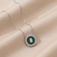 Pistachio Chain in 92.5 Silver