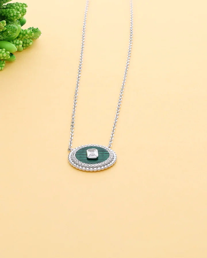 Pistachio Chain in 92.5 Silver