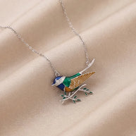Bird Chain in 92.5 Silver
