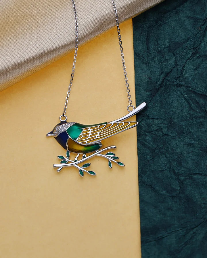 Bird Chain in 92.5 Silver