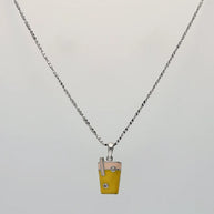 Stanley Charm Pendant Set in 92.5 Silver