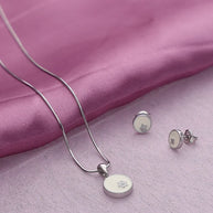 Ivory Charm Duo in 92.5 Silver