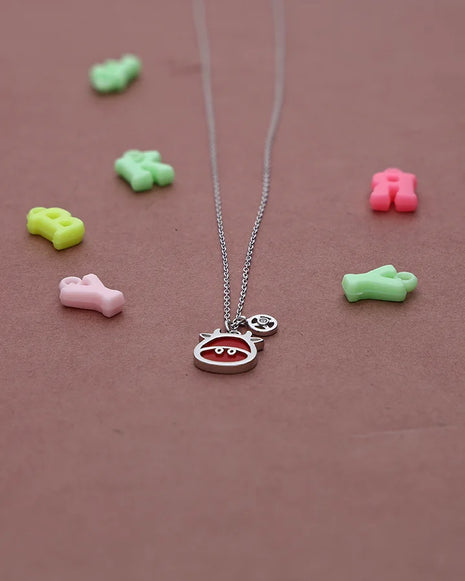 Scarlet Cow Pendant Set in 92.5 Silver