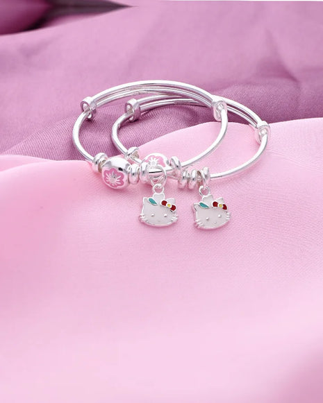 Kitty Blossom Baby Kadli in 92.5 Silver