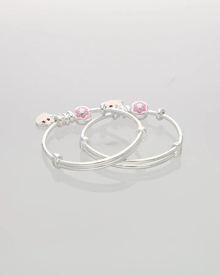 Kitty Blossom Baby Kadli in 92.5 Silver